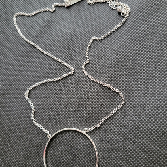 LELE SADOUGHI SILVER CIRCLE NECKLACE - Picture 2 of 10